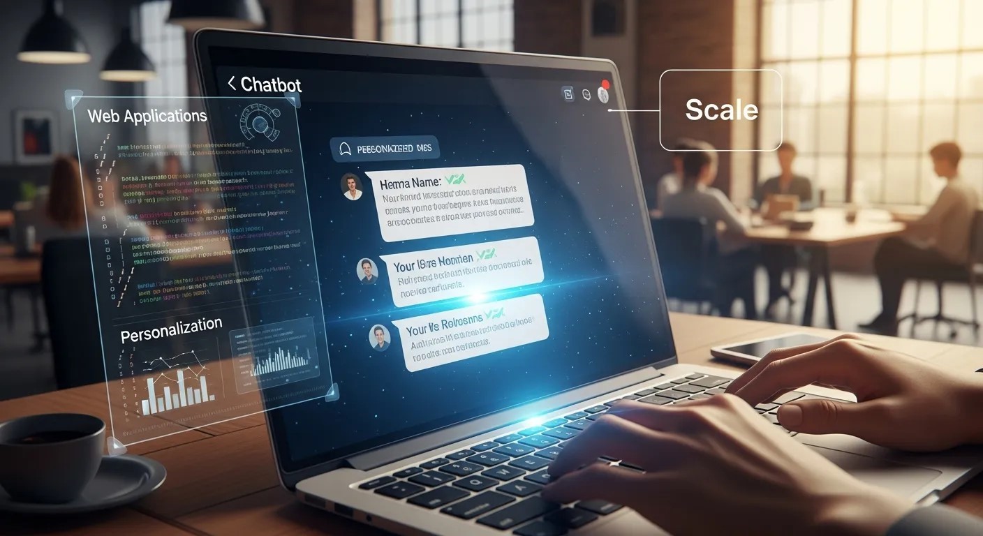 Personalization at Scale Using Chatbot Web Applications