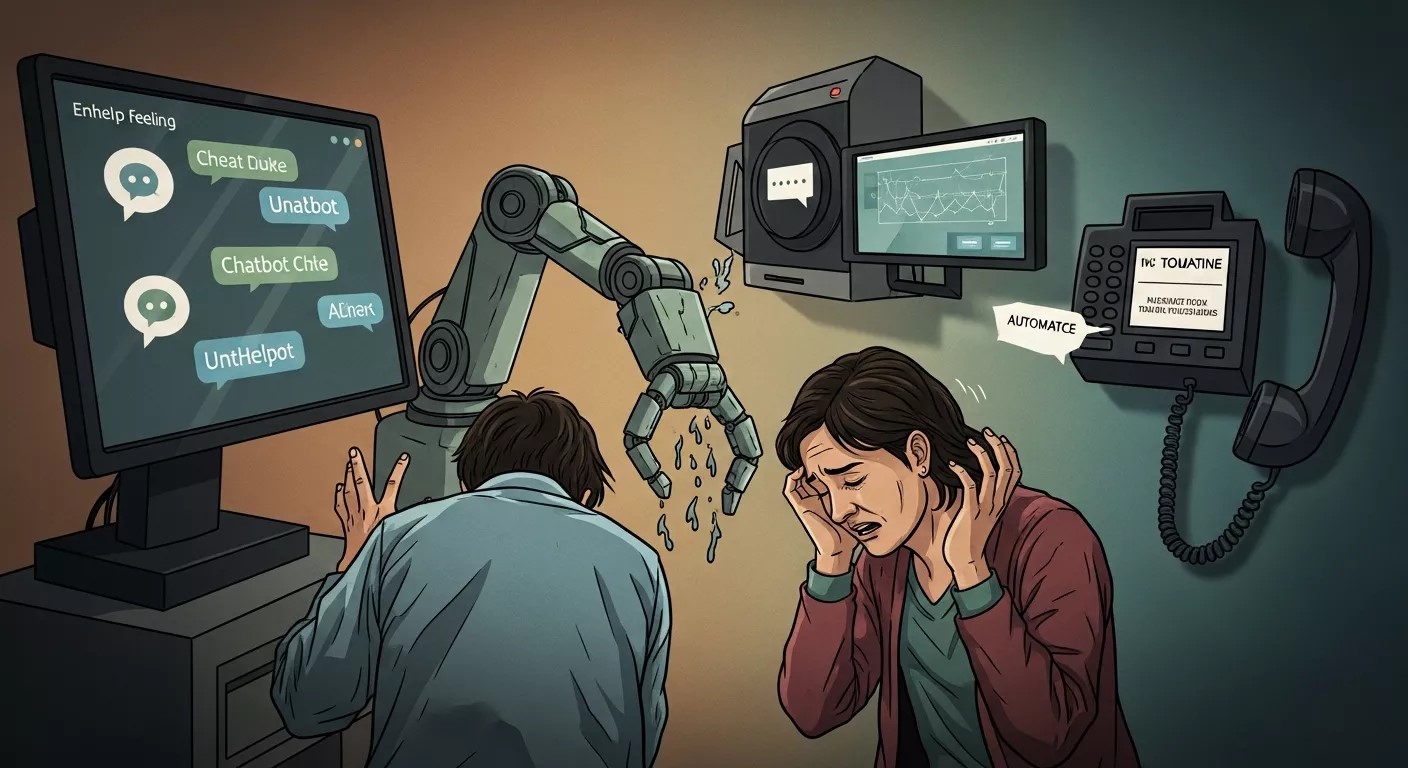 Customer Frustration from Over-Automation