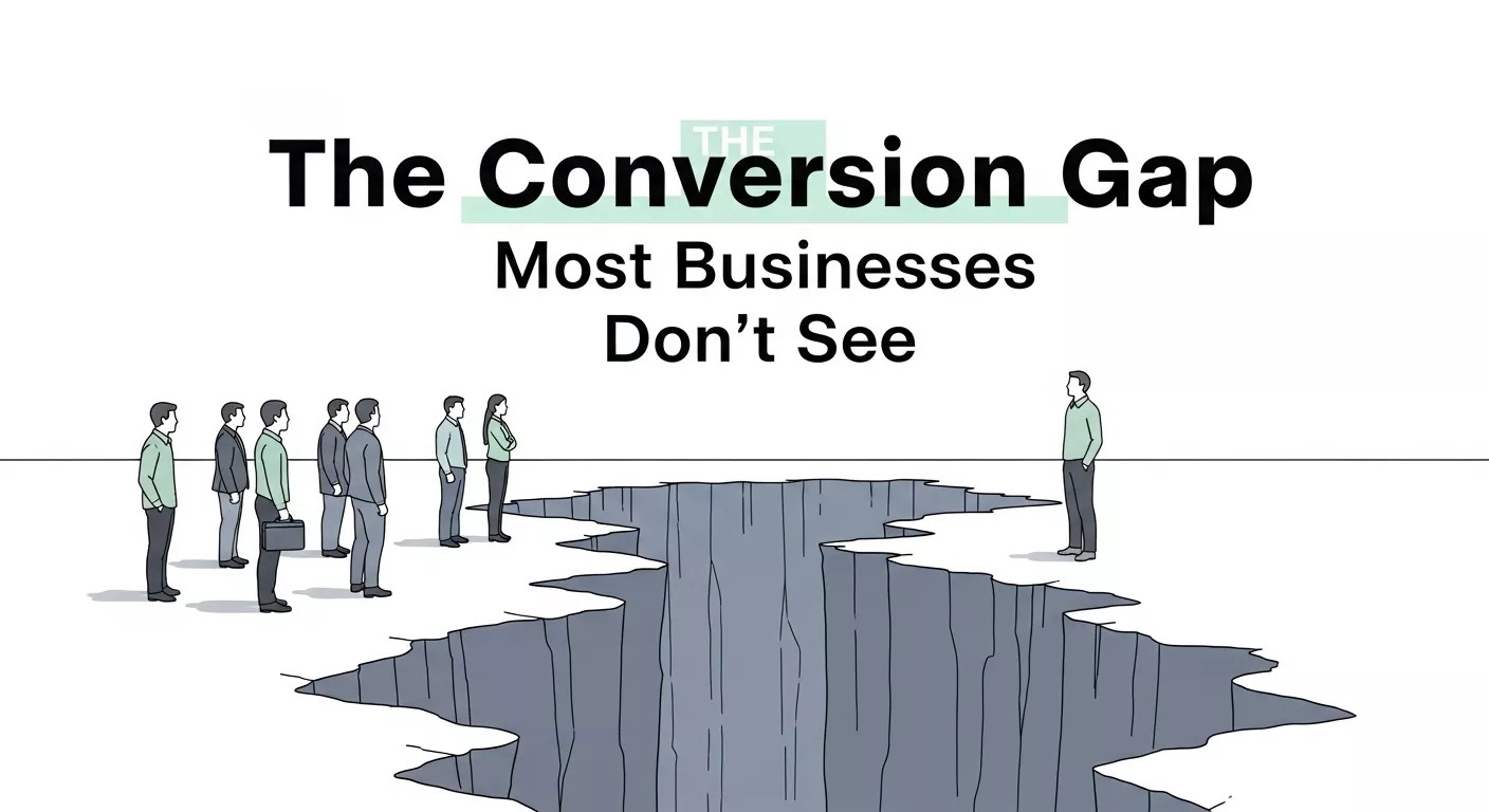 The Conversion Gap Most Businesses Don’t See