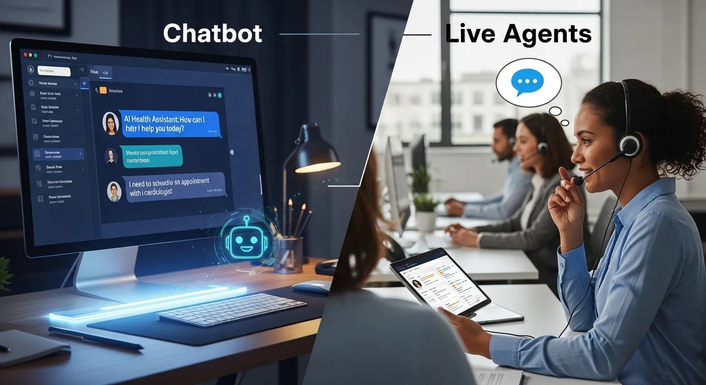 Industry-Specific Applications: Chatbot vs Live Agents