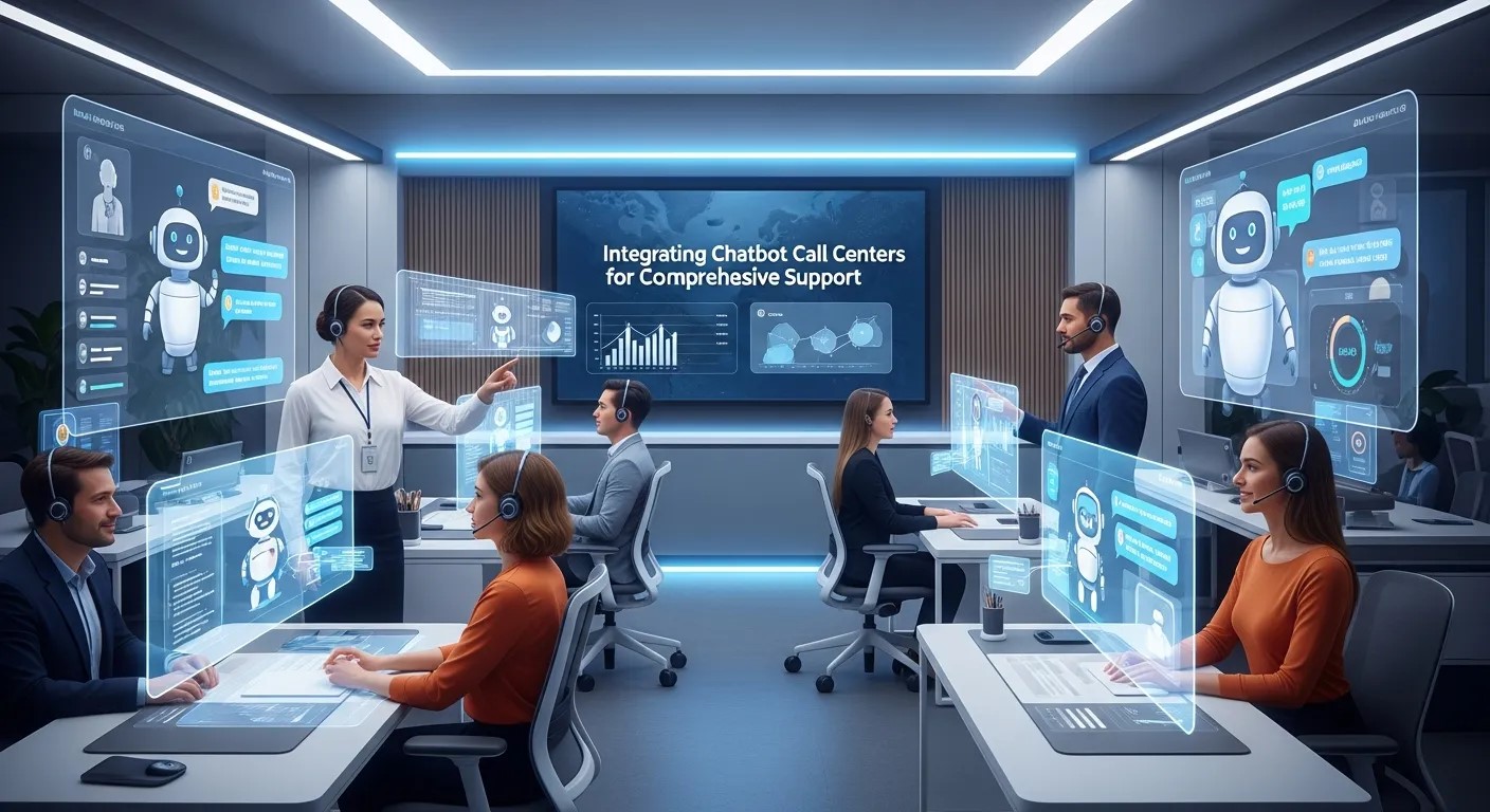 Integrating Chatbot Call Centers for Comprehensive Support